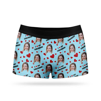 I Love My Girlfriend Custom Boxer