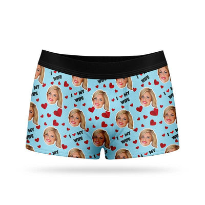 I Love My Wife Custom Boxer