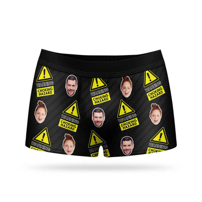 Choking Hazard Custom Boxers - Personalized Boxers – Super Socks