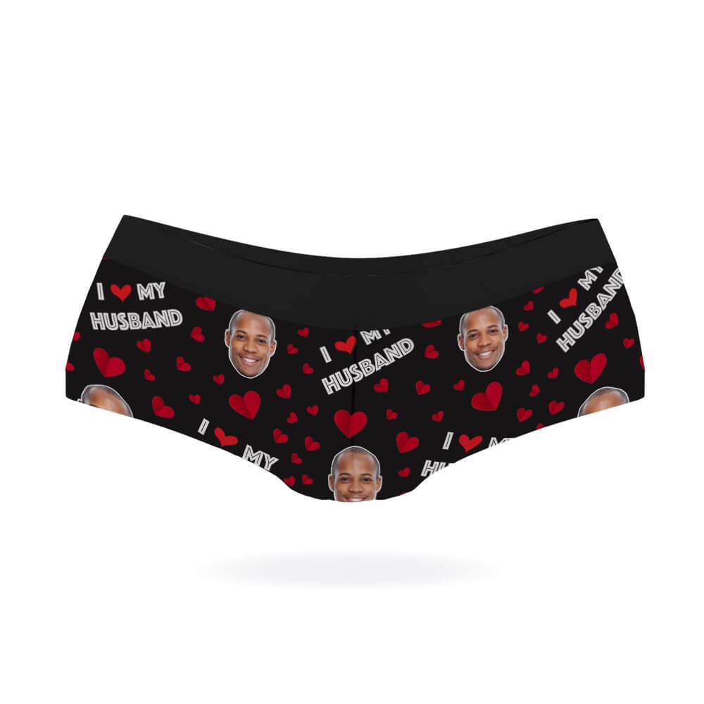 I Love My Husband Custom Panties