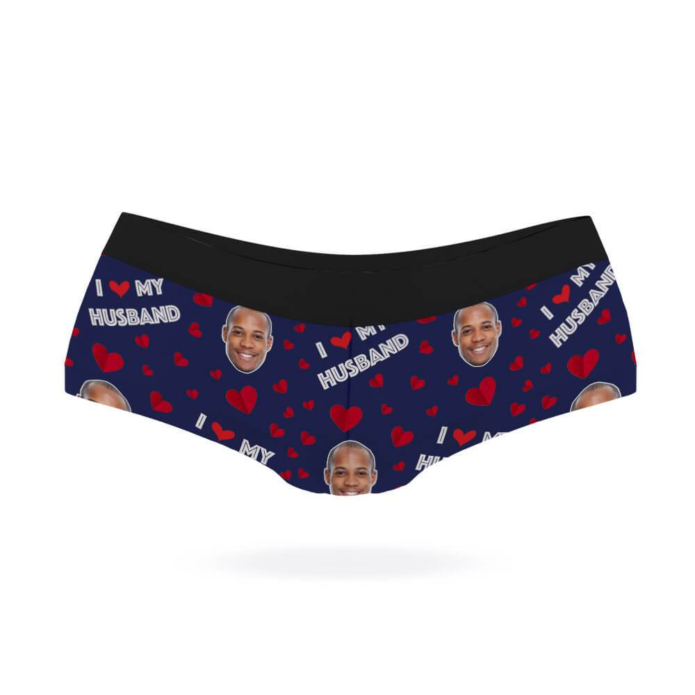 I Love My Husband Custom Panties