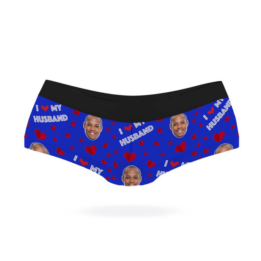 I Love My Husband Custom Panties
