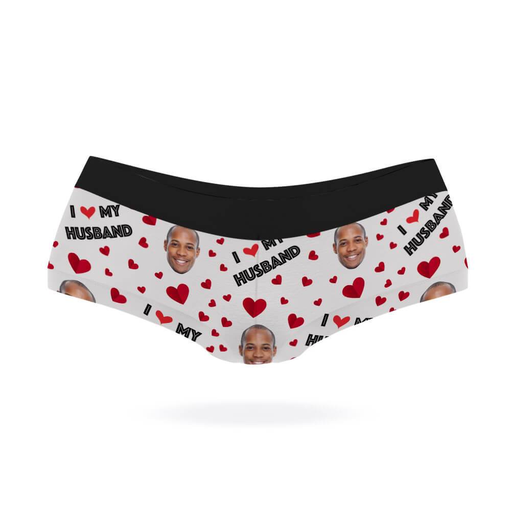 I Love My Husband Custom Panties