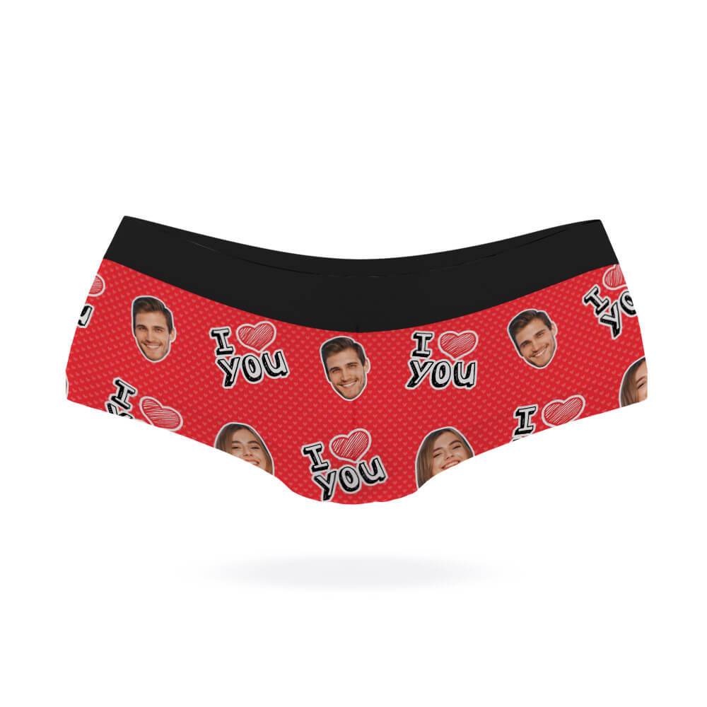 I Heart You Custom Panties