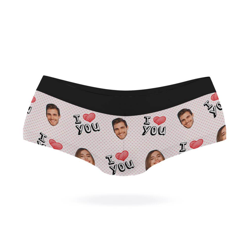 I Heart You Custom Panties