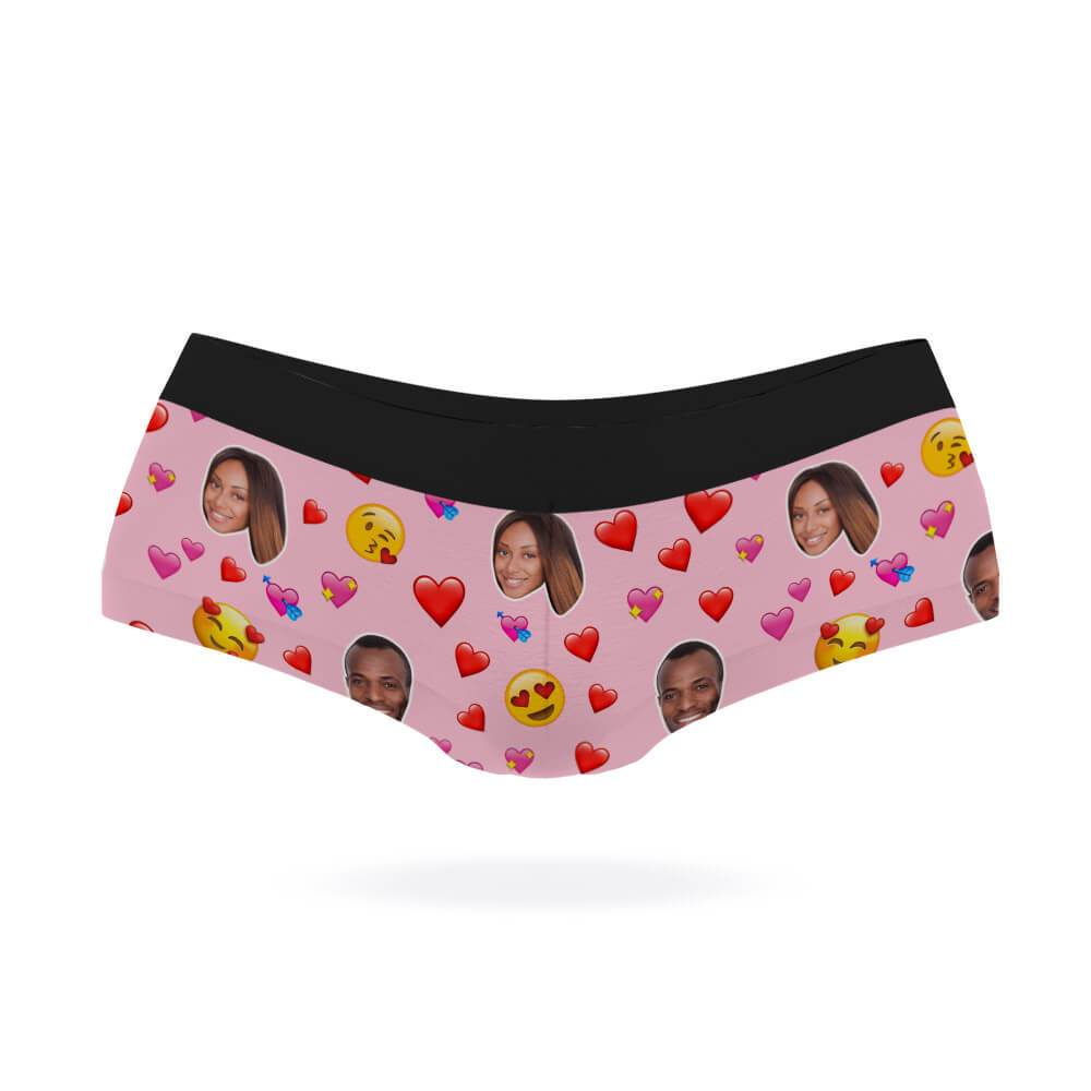 Love Emojis Custom Panties
