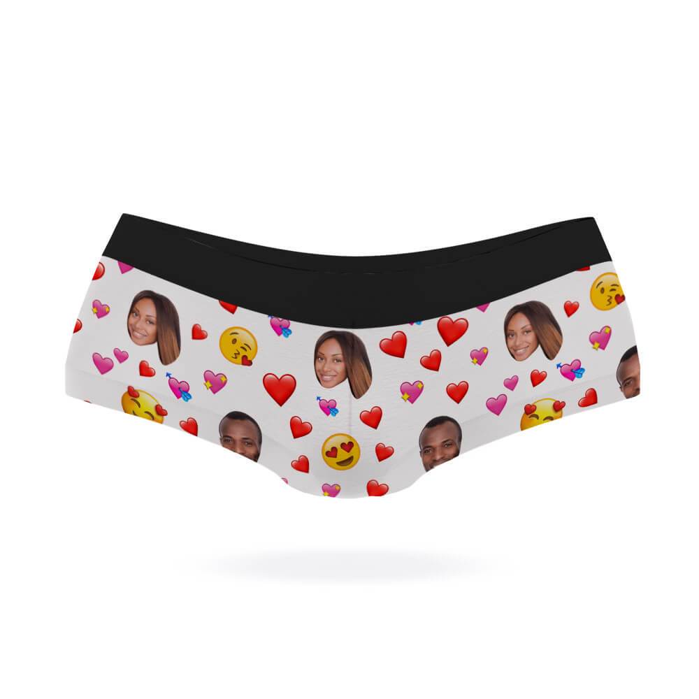 Love Emojis Custom Panties