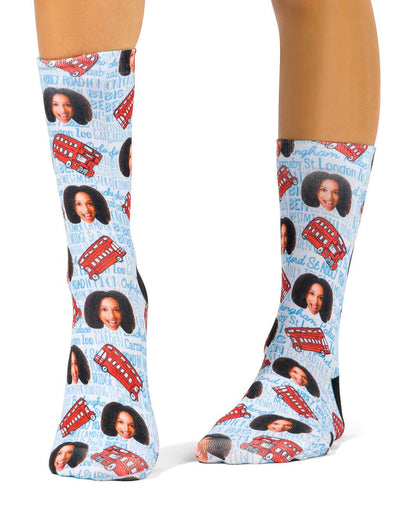 London Buses Custom Socks