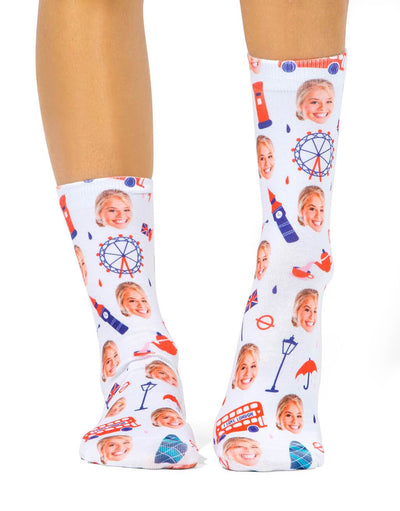 London Pattern Custom Socks