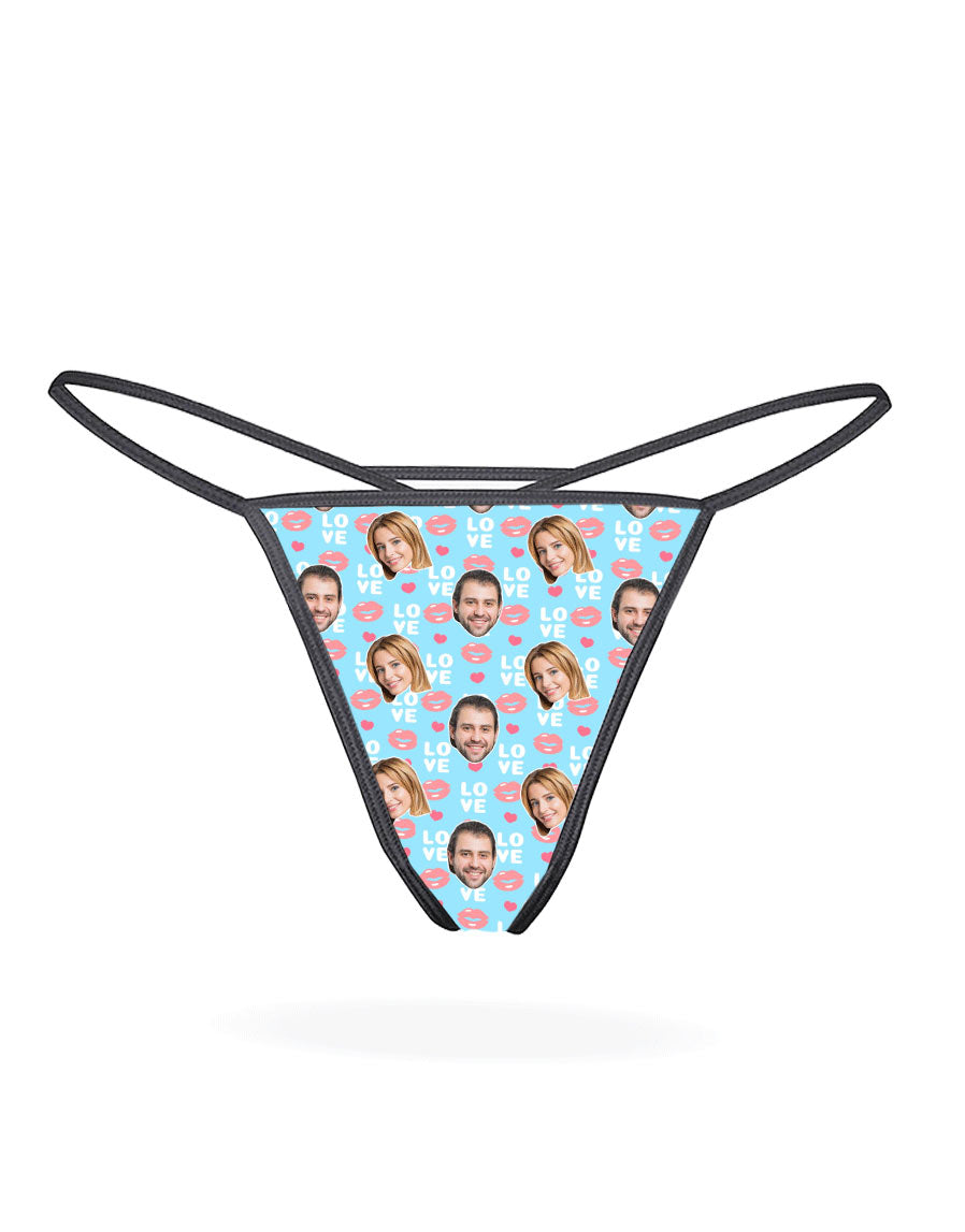 Love Lips Custom Thong