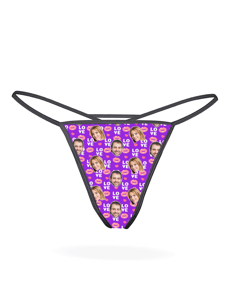 Love Lips Custom Thong