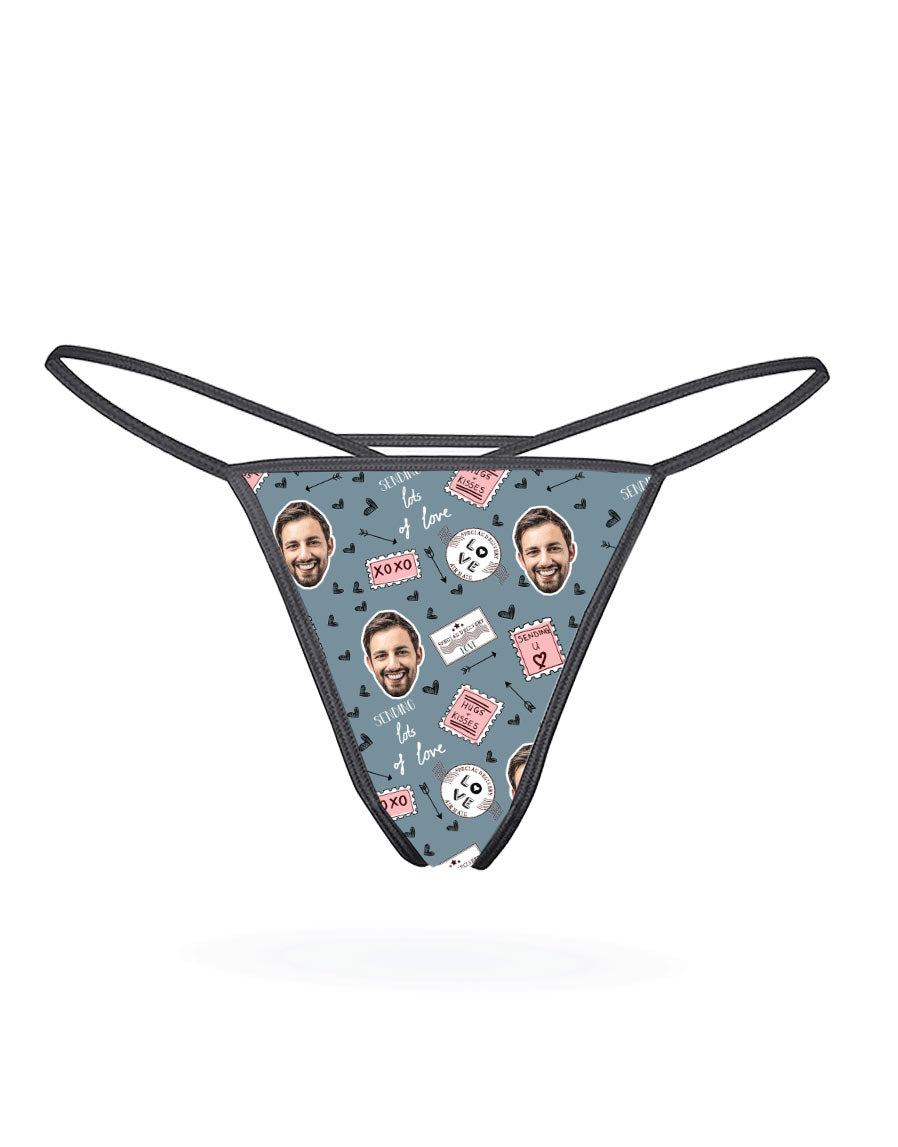 Love Stamps Custom Thong