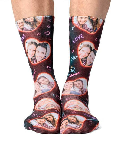 Love Collage Custom Socks