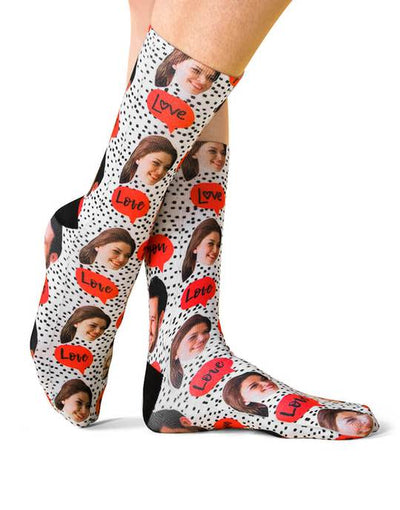 Love You Custom Socks