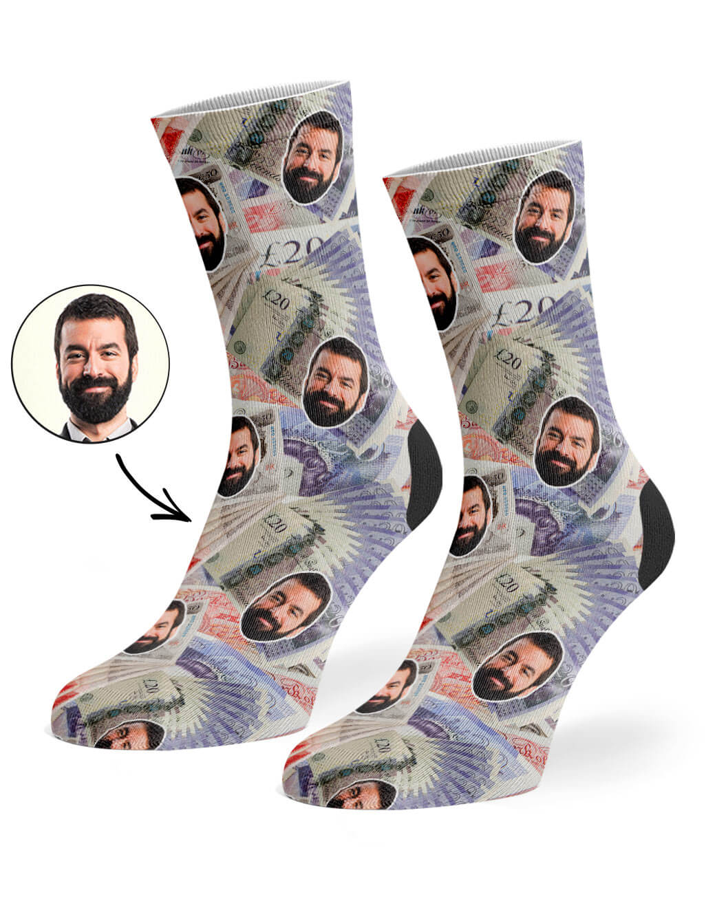 Make It Rain Pounds Custom Socks