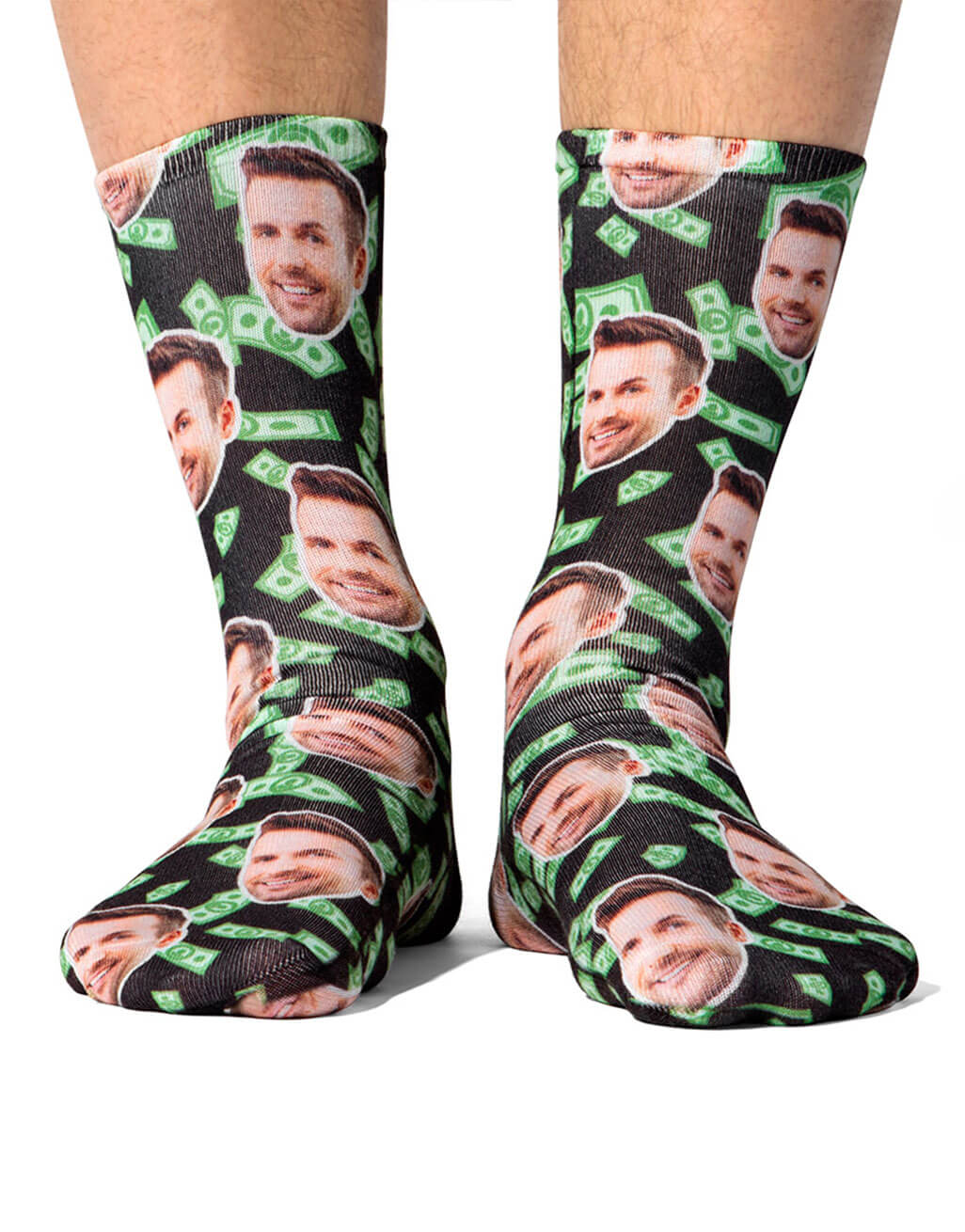 Make It Rain Dollars Custom Socks