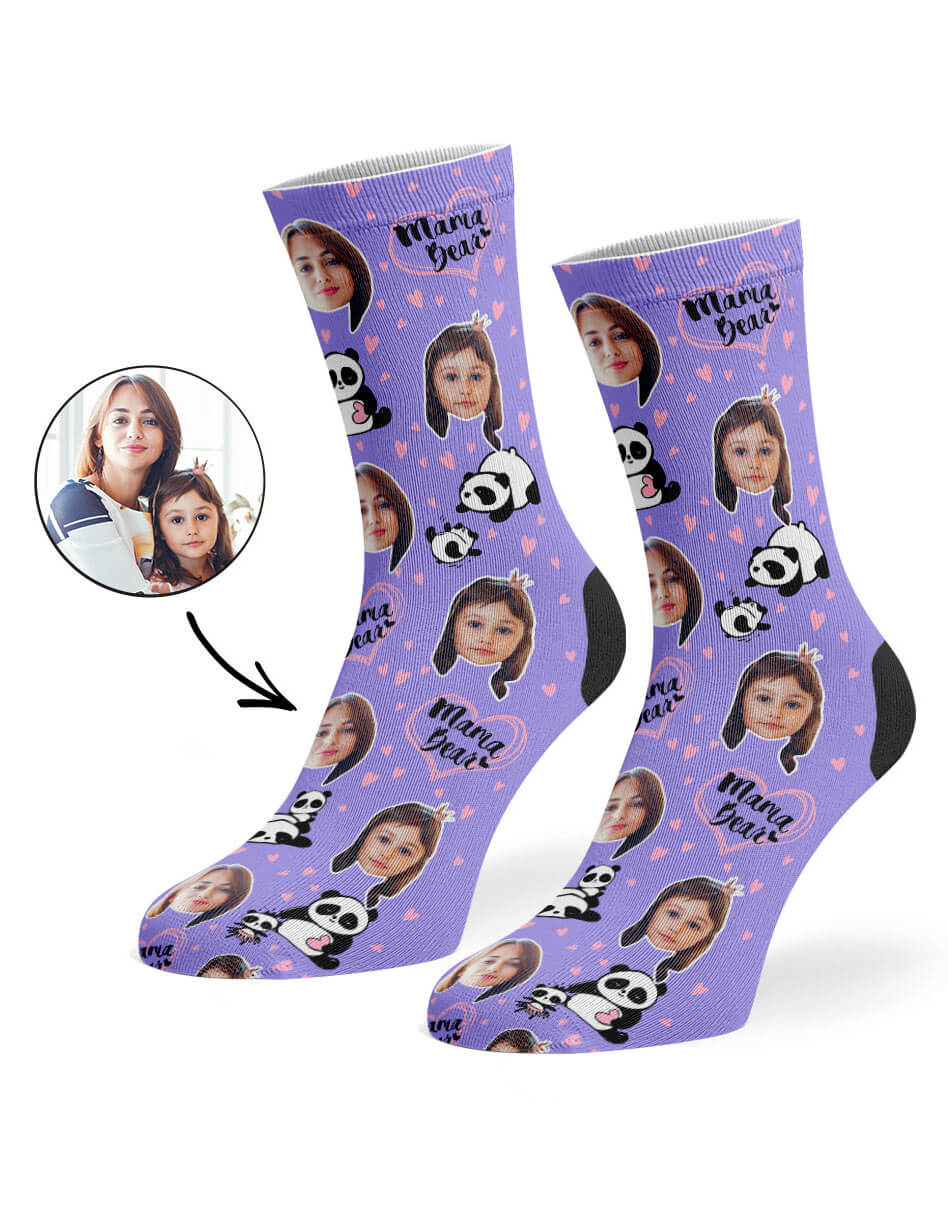 Mama Bear Custom Socks