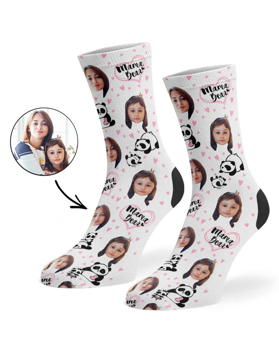 Mama Bear Custom Socks