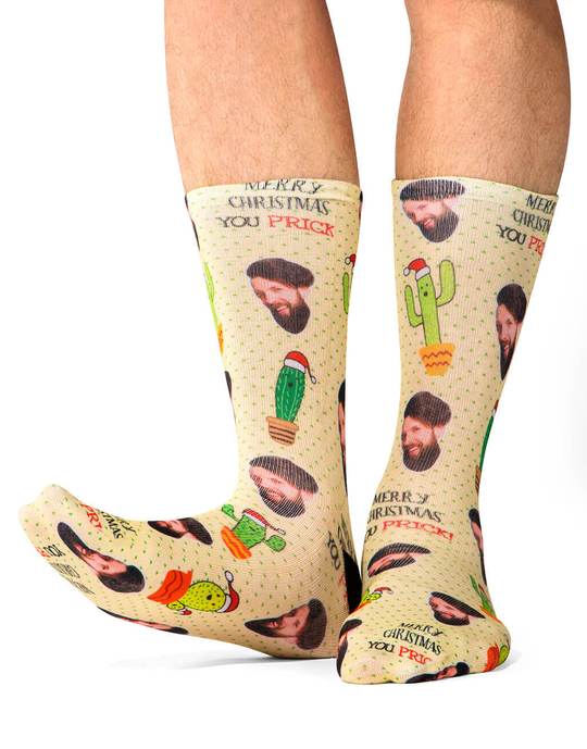 Christmas Cacti Custom Socks