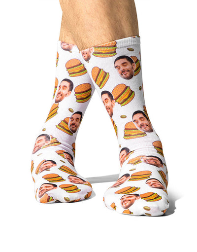 Mmmm Burger Custom Socks
