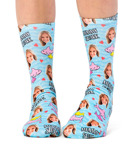 Mommy Shark Custom Socks