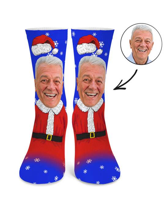 Mr Clause Custom Socks