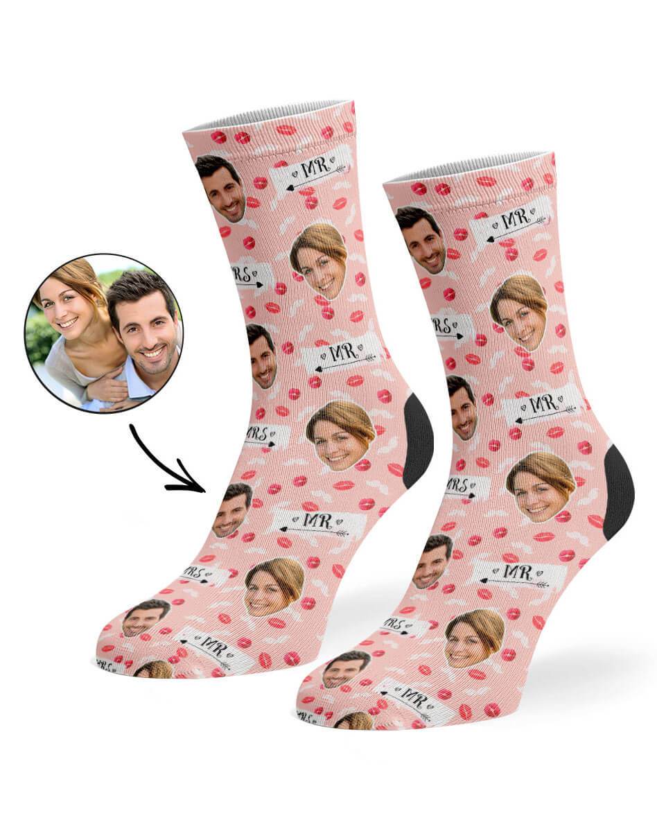 Mr & Mrs Signs Custom Socks