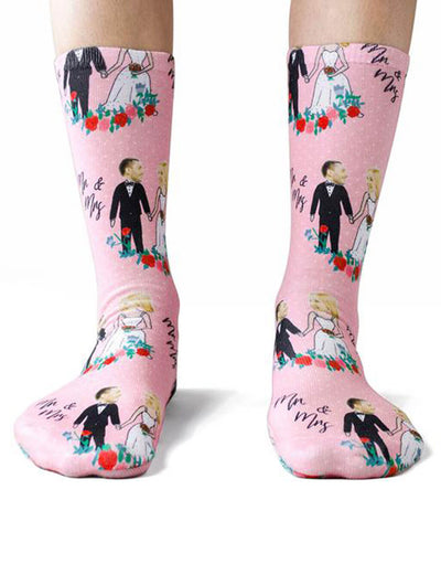 Mr & Mrs Custom Socks