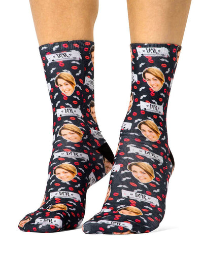 Mr & Mrs Signs Custom Socks