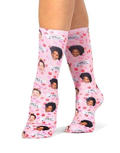 Mrs & Mrs Signs Custom Socks