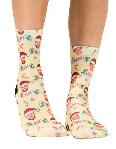 Naughty & Nice Custom Socks