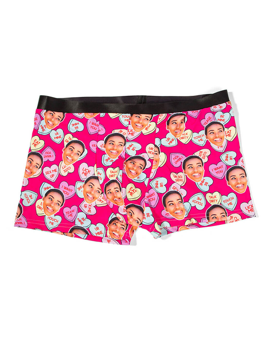 Naughty Love Hearts Custom Boxers