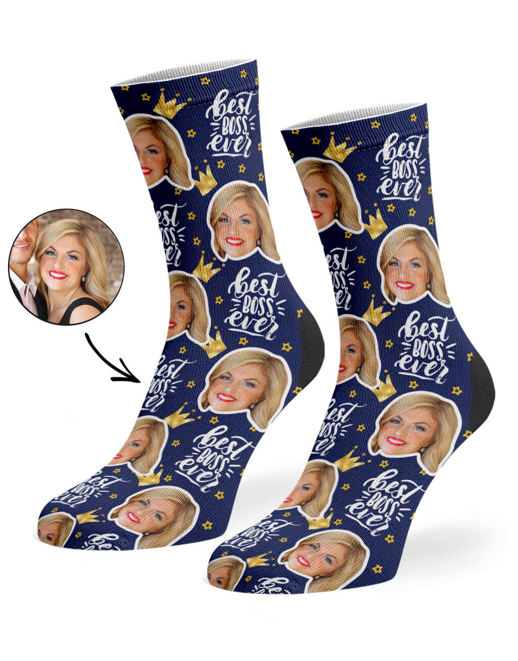 Best Boss Ever Custom Socks