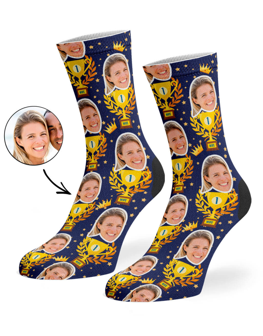 Trophy Wife Custom Socks