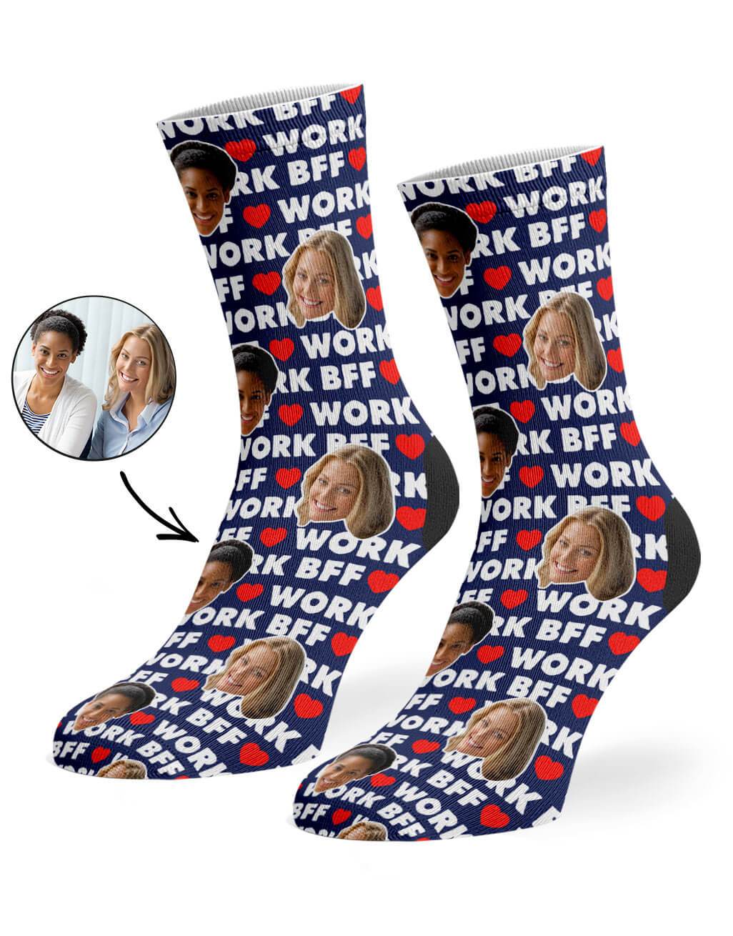 Work BFF Custom Socks