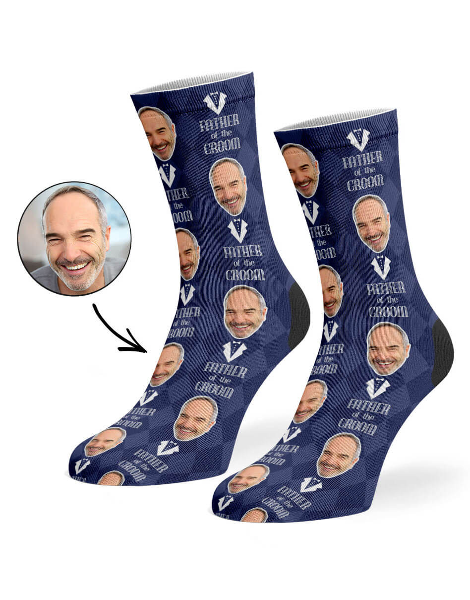 Father Of The Groom Custom Socks