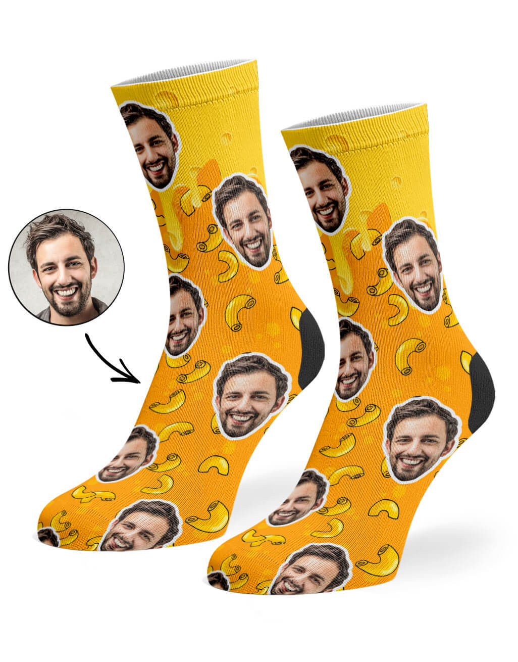 Mac & Cheese Custom Socks