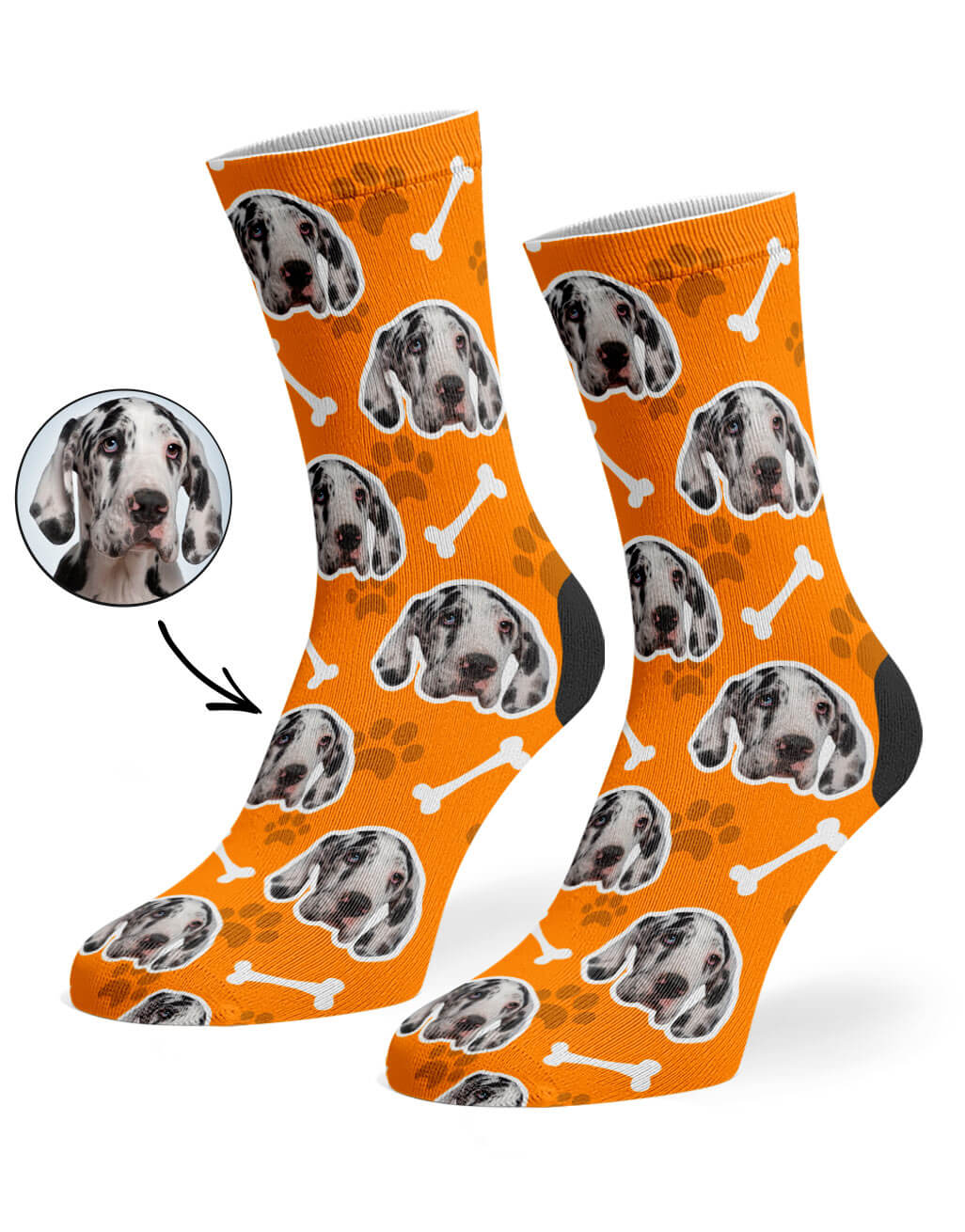 socks with pet faces