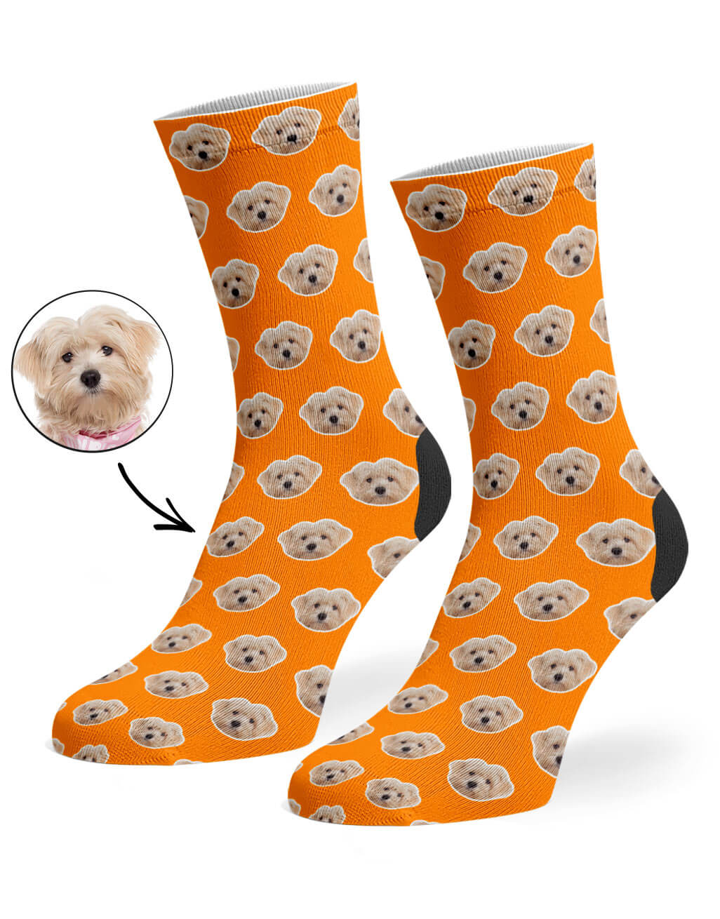 Your Dog Pattern Custom Socks