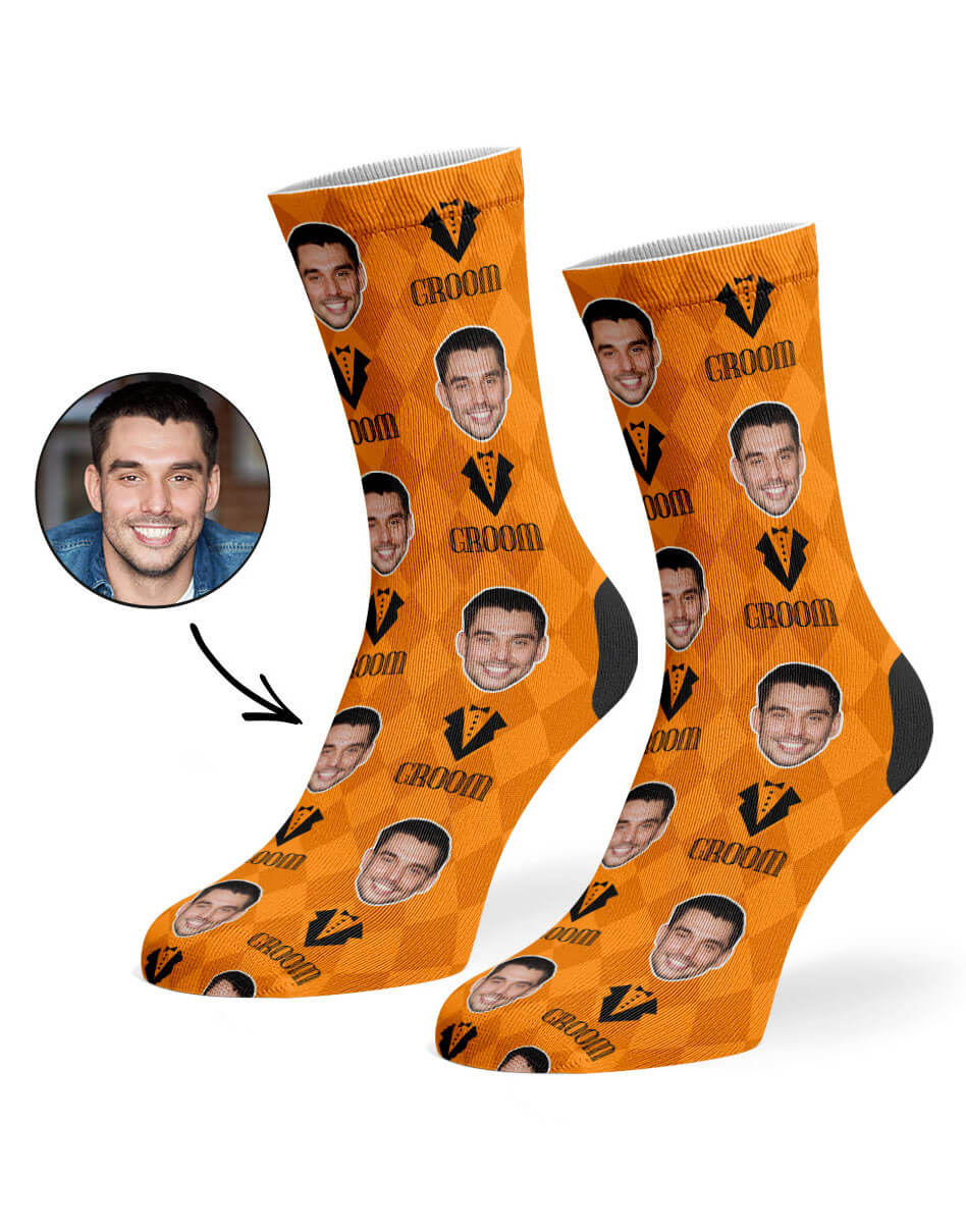 Groom Custom Socks