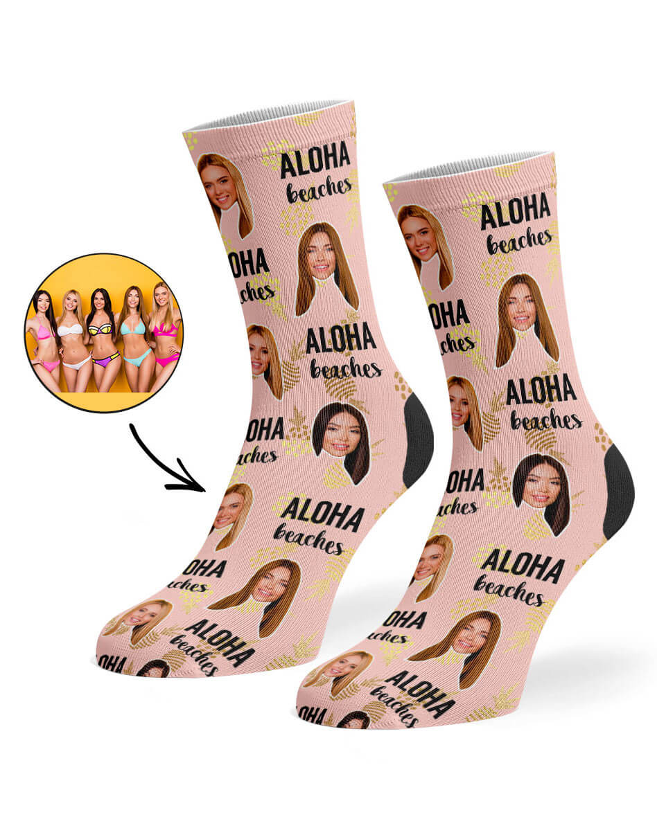 Aloha Beaches Custom Socks