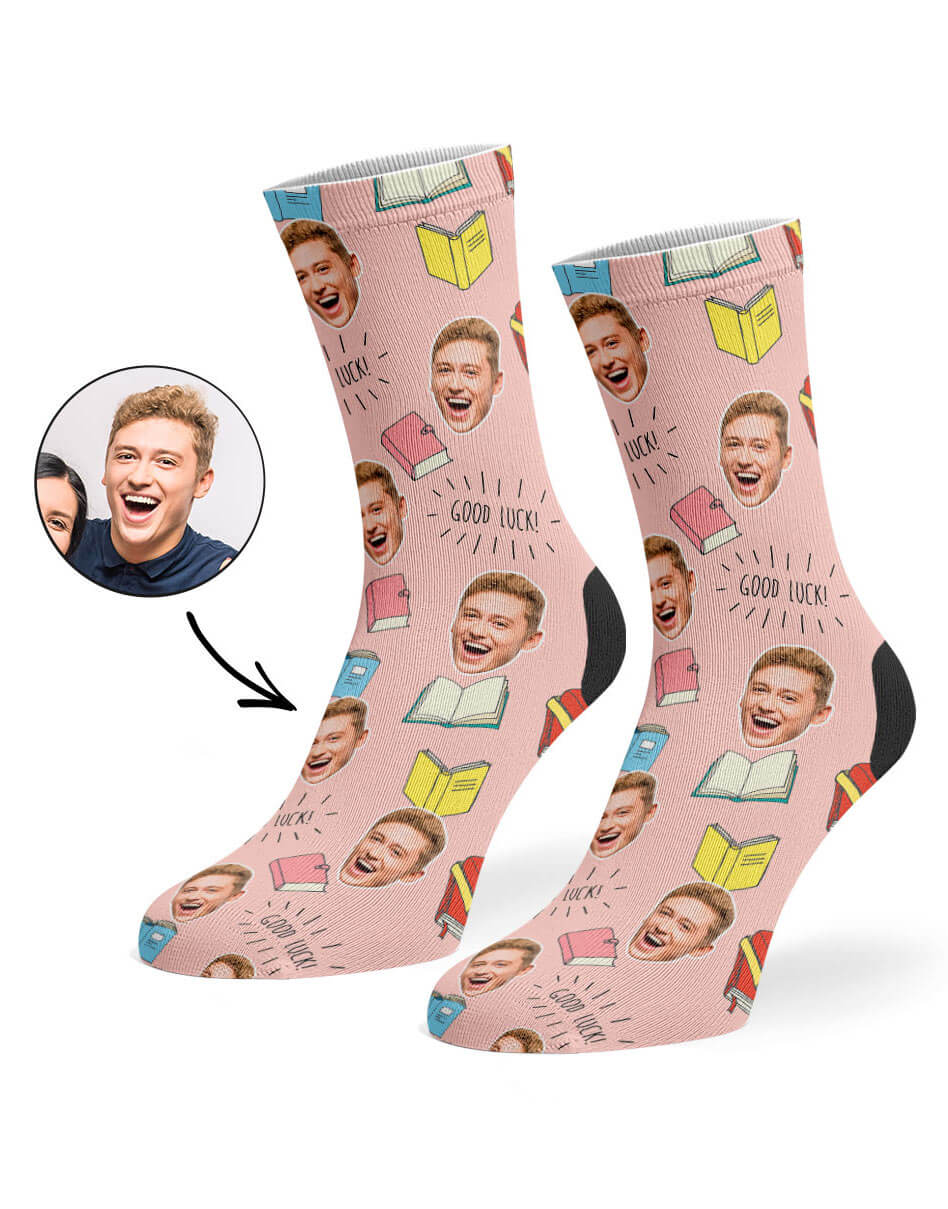 Good Luck Book Custom Socks