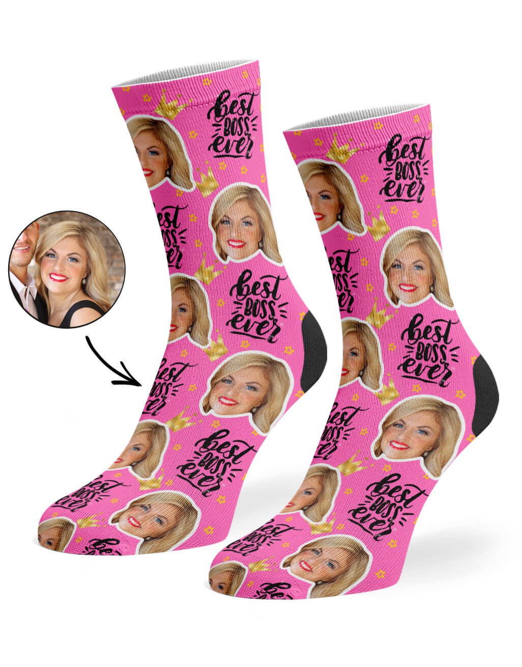 Best Boss Ever Custom Socks