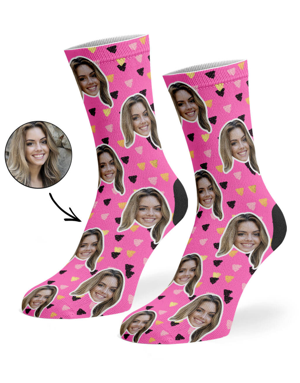 Paint Triangle Custom Socks