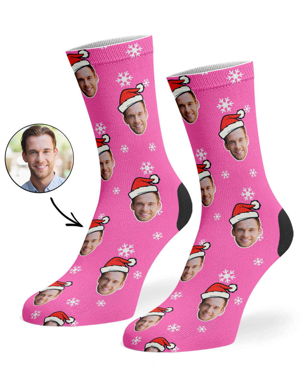 Santa Me Custom Socks