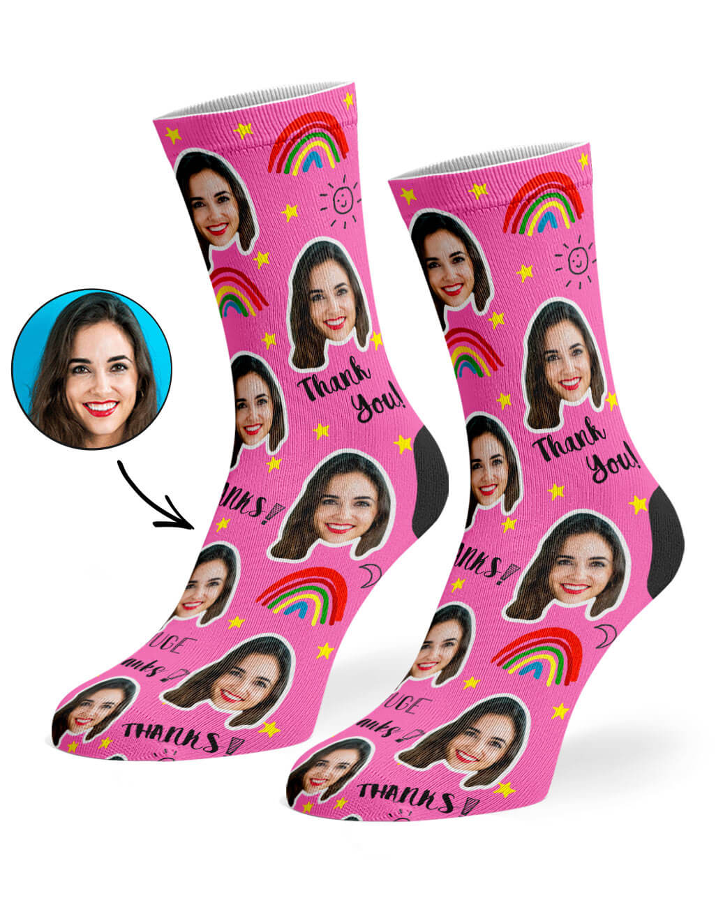 Thank You Custom Socks