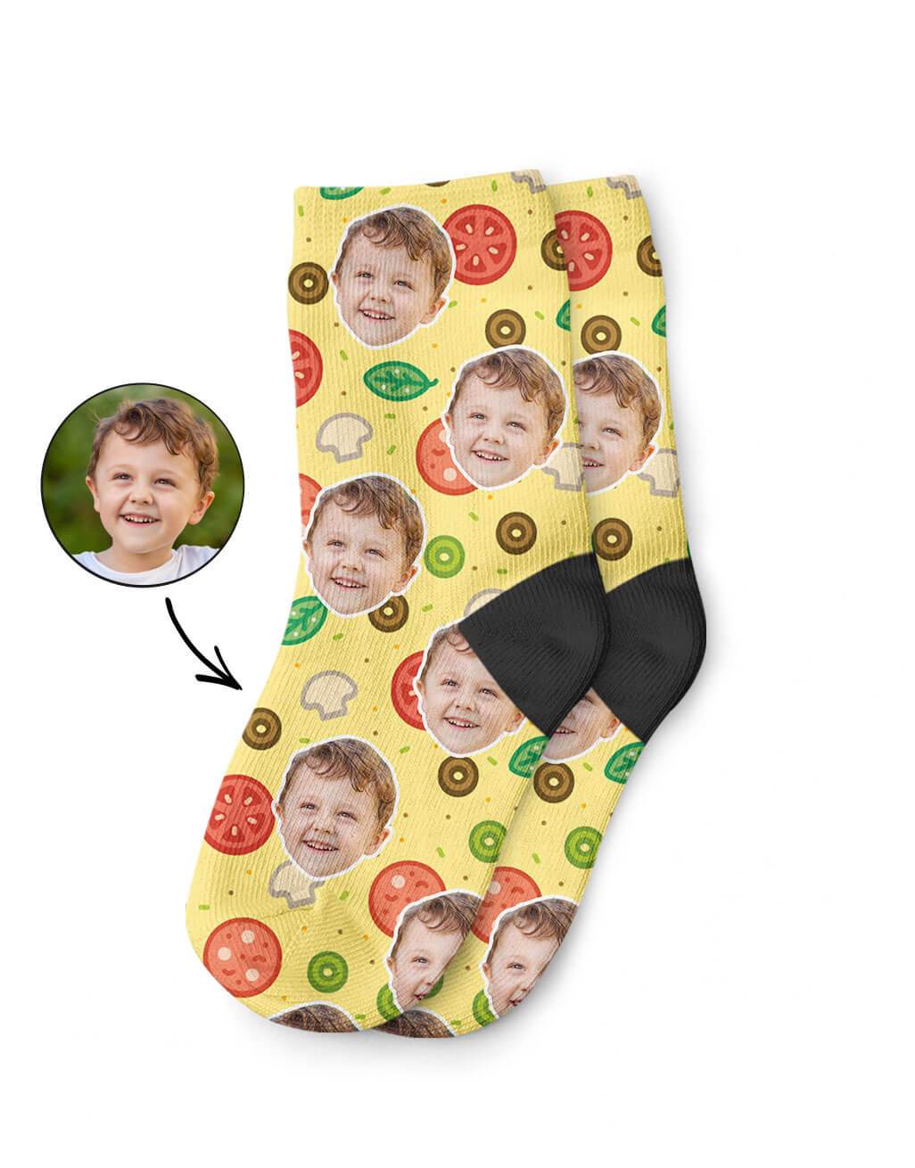 Pizza Kids Socks