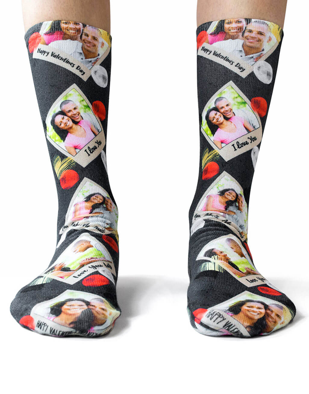 Polaroid Love Custom Socks