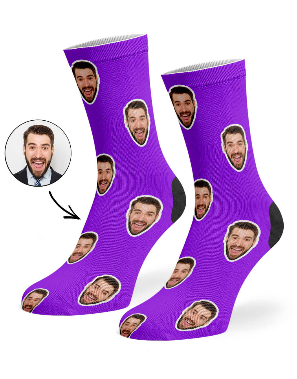 personalized socks with face