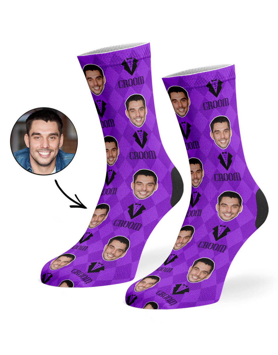 Groom Custom Socks